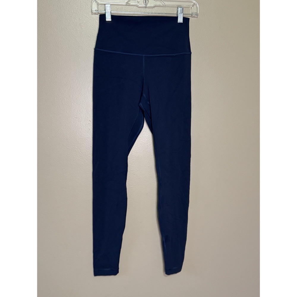 Lululemon Align High Rise Leggings Dark Blue 28 Inseam Size 8